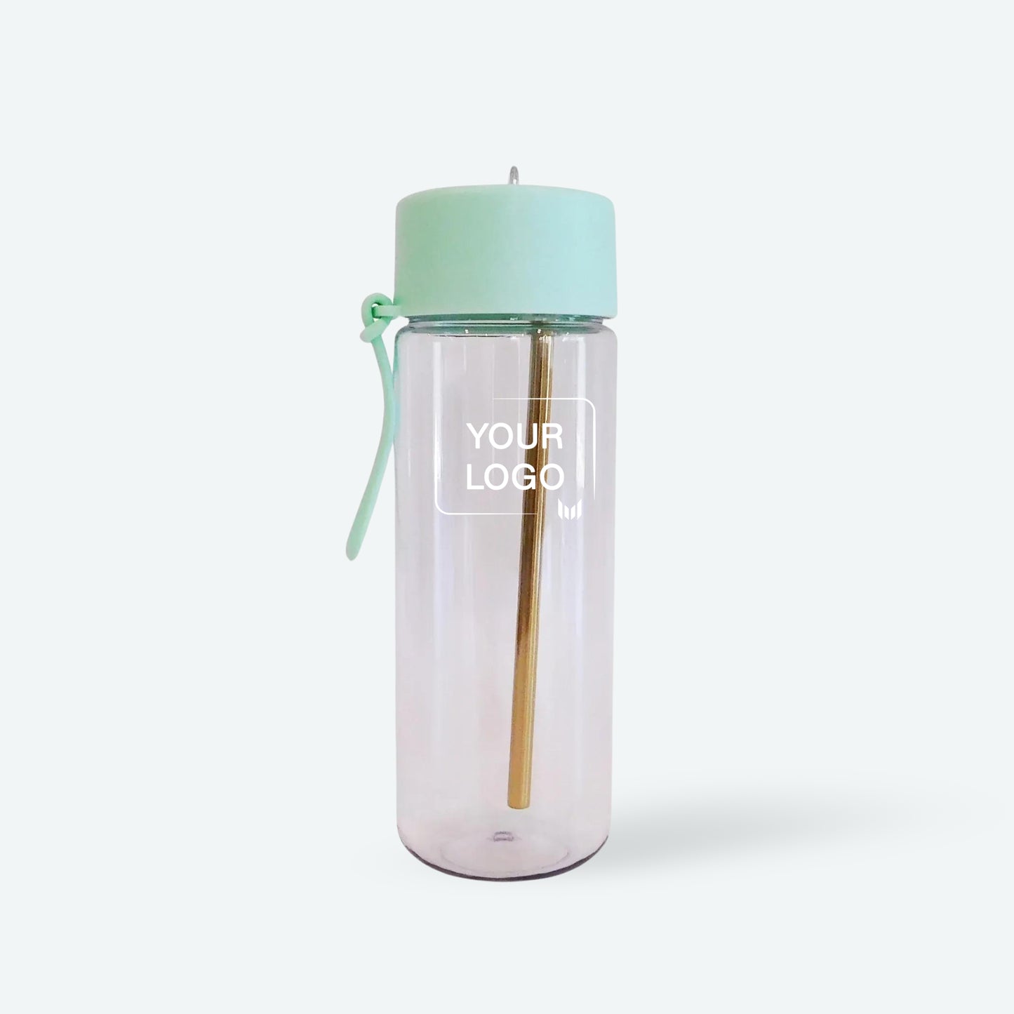 Transparent Sports Water Bottle - 590ml