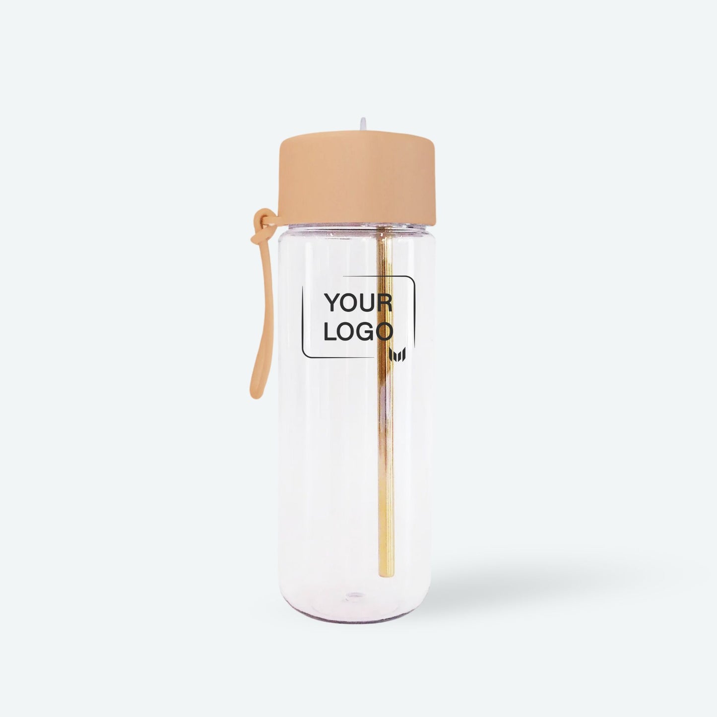 Transparent Sports Water Bottle - 590ml