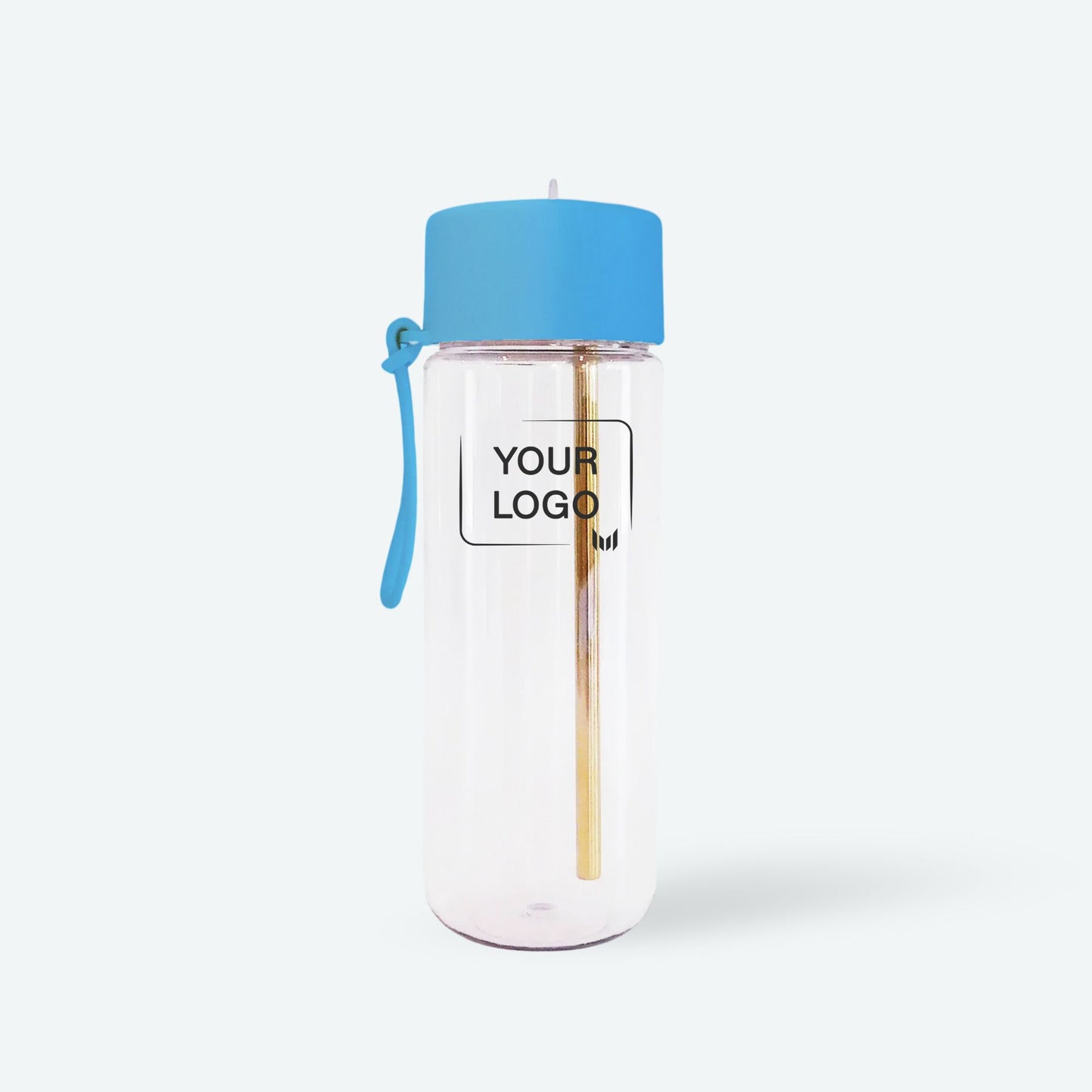 Transparent Sports Water Bottle - 590ml