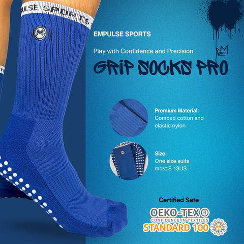 Grip Socks Pro Blue Pulse