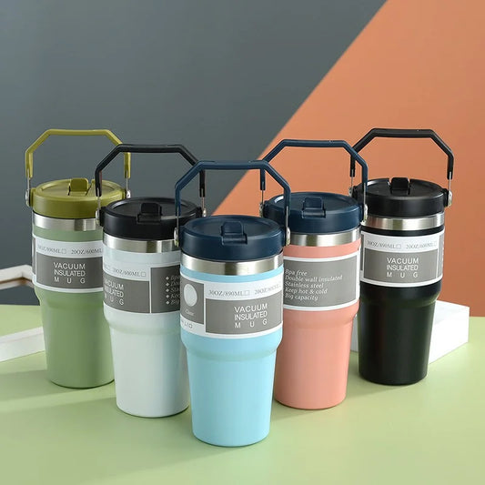 Handle Lid Tumbler - 890ml