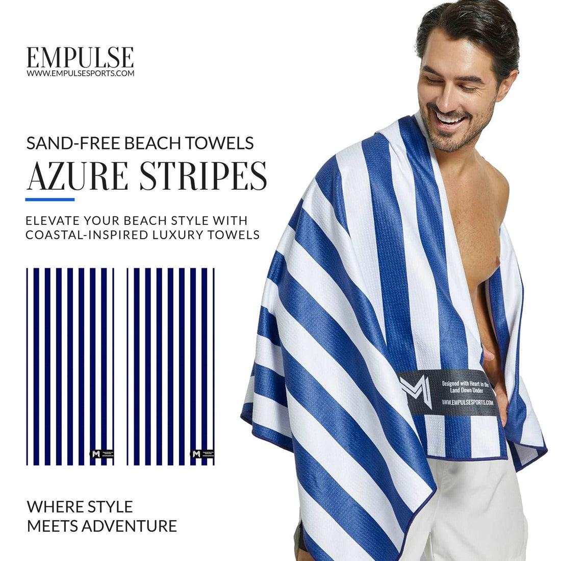 Azure Stripes - Empulse Sports