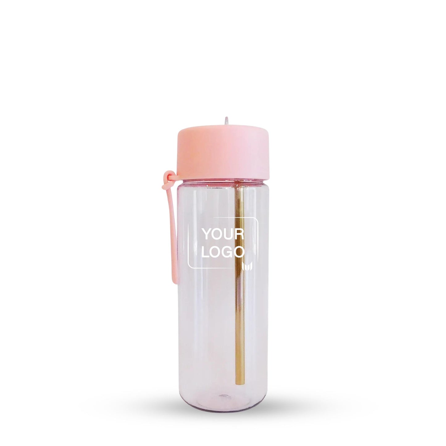 Transparent Sports Water Bottle - 590ml