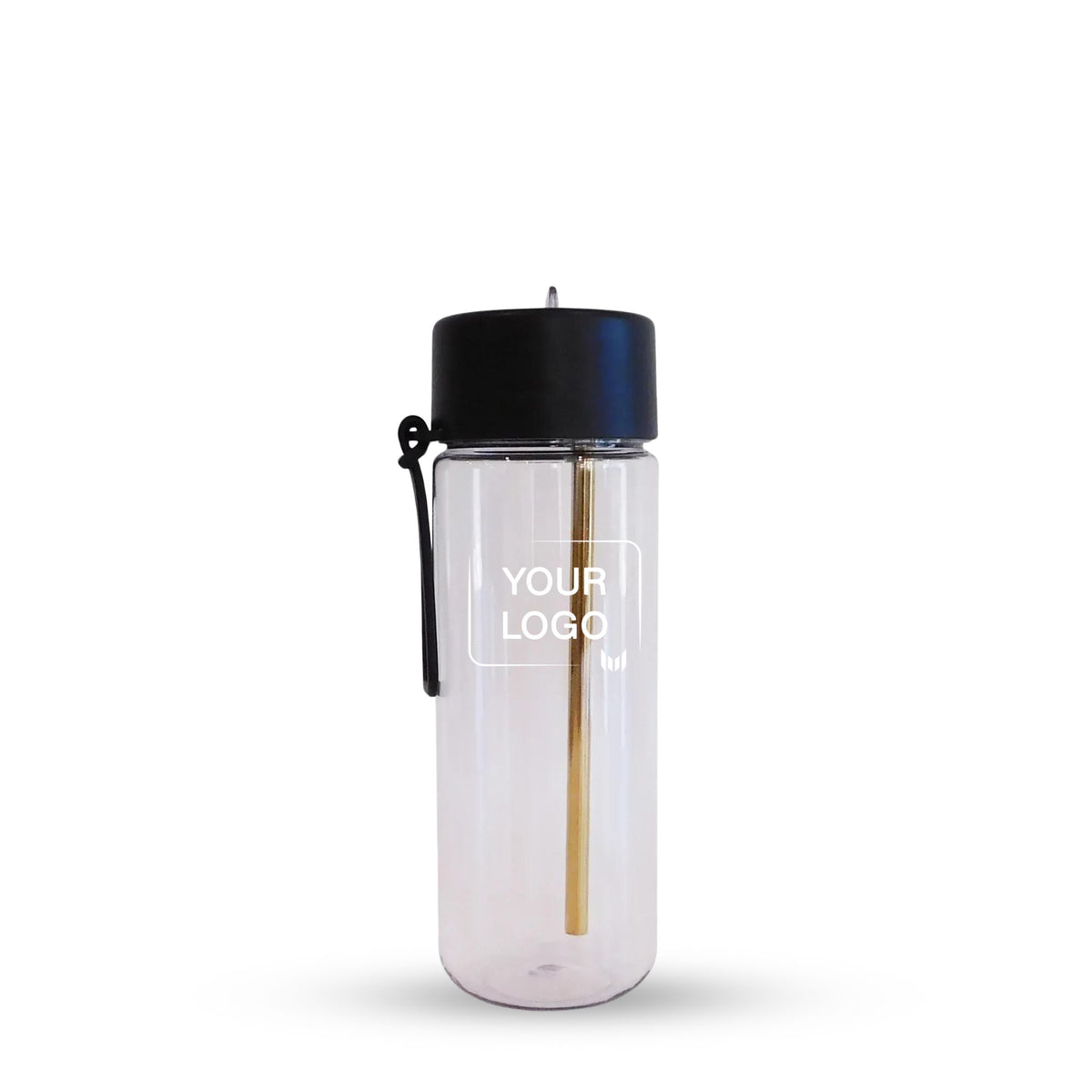 Transparent Ceramic Lined Water Bottle - 590ml