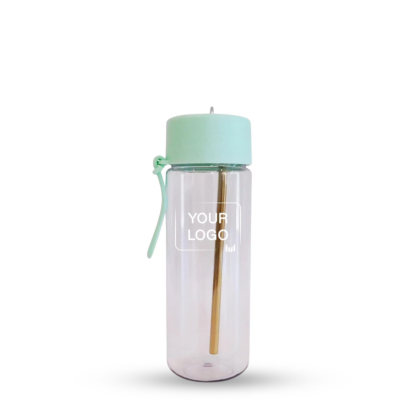 Transparent Sports Water Bottle - 590ml