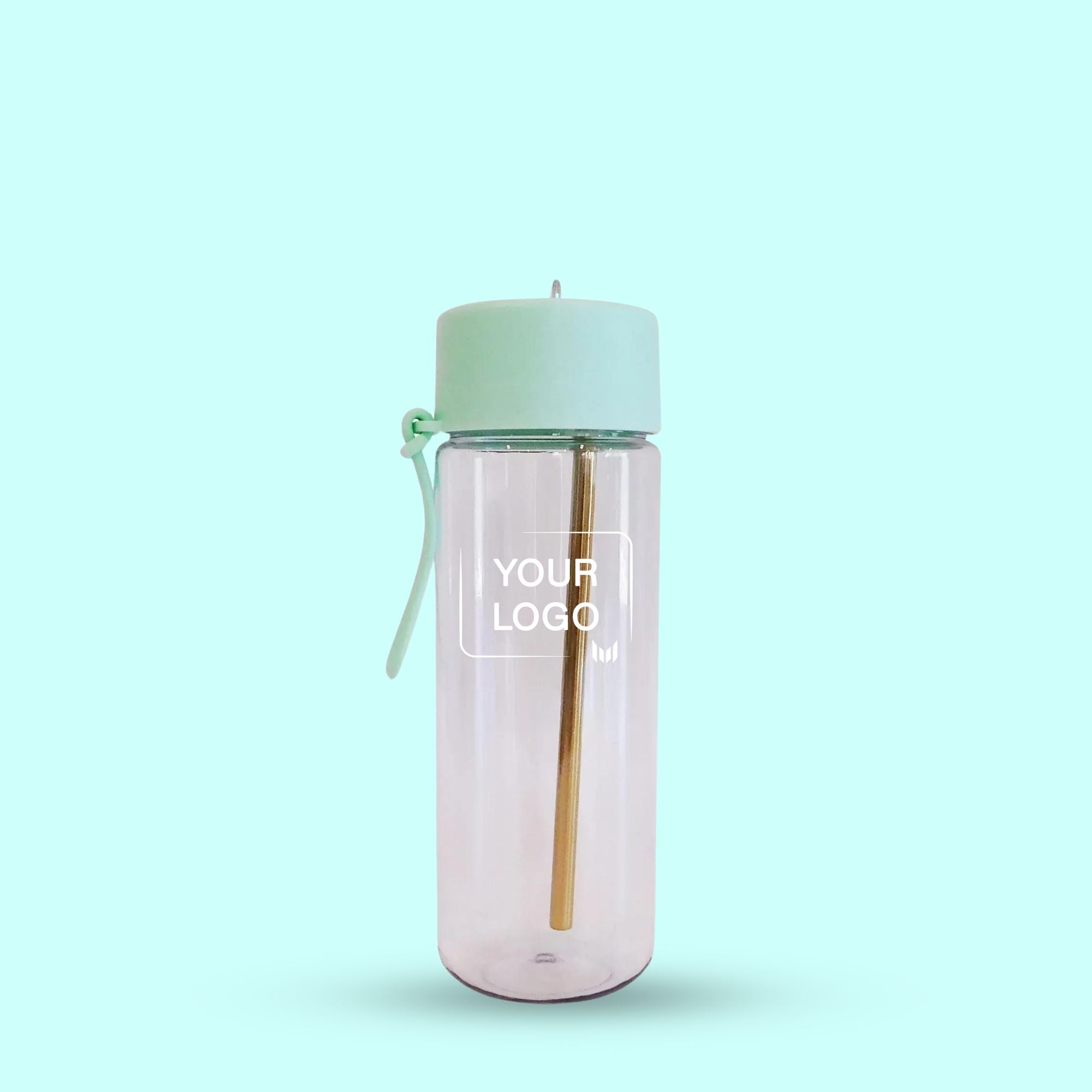 Transparent Ceramic Lined Water Bottle - 590ml