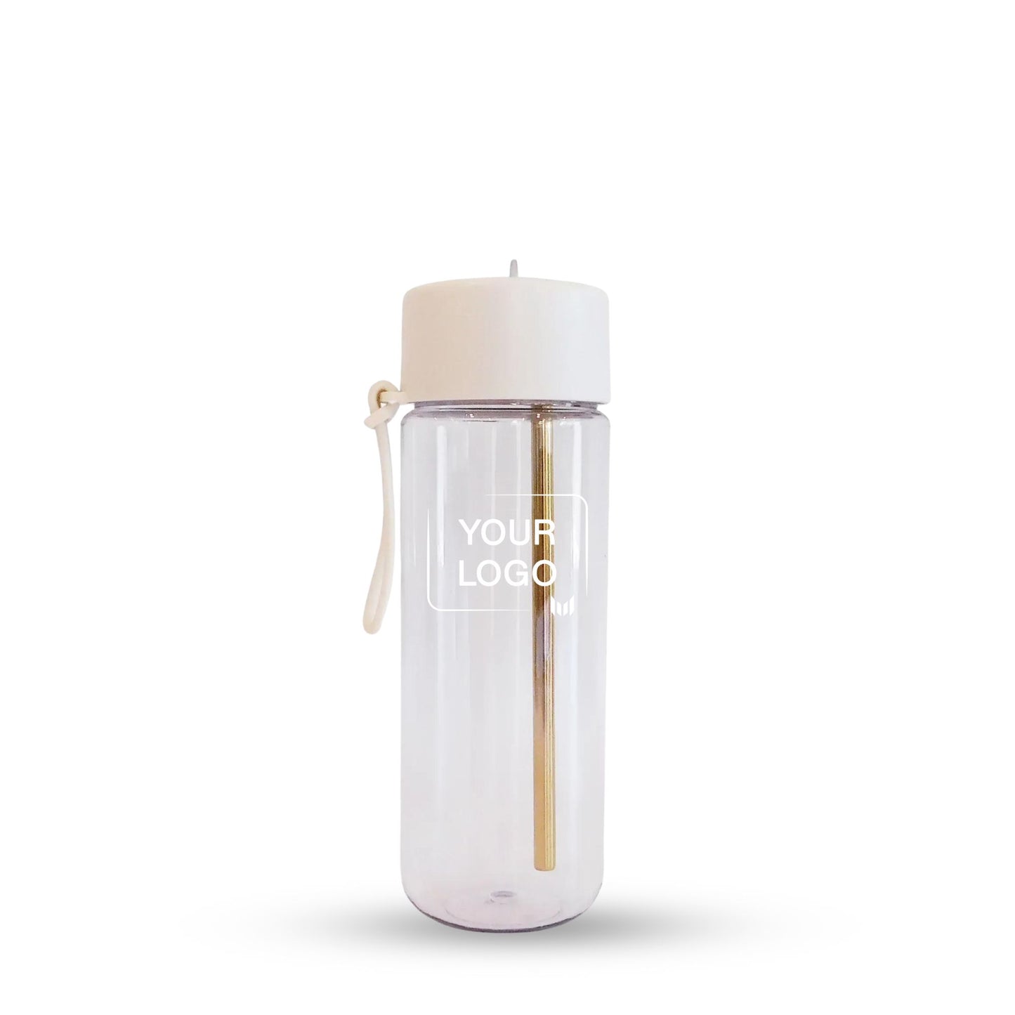 Transparent Sports Water Bottle - 590ml