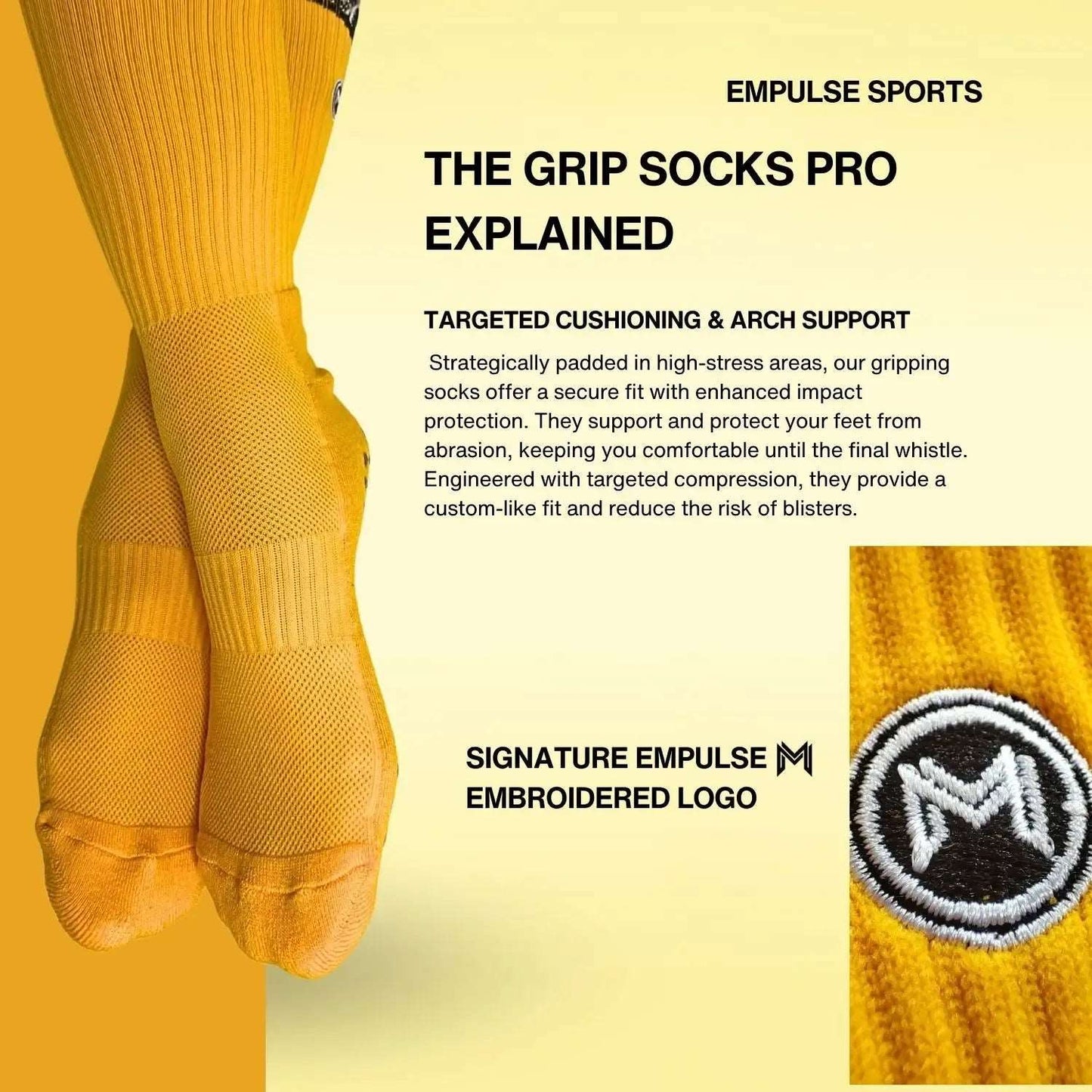 Grip Socks Pro Tropic Gold