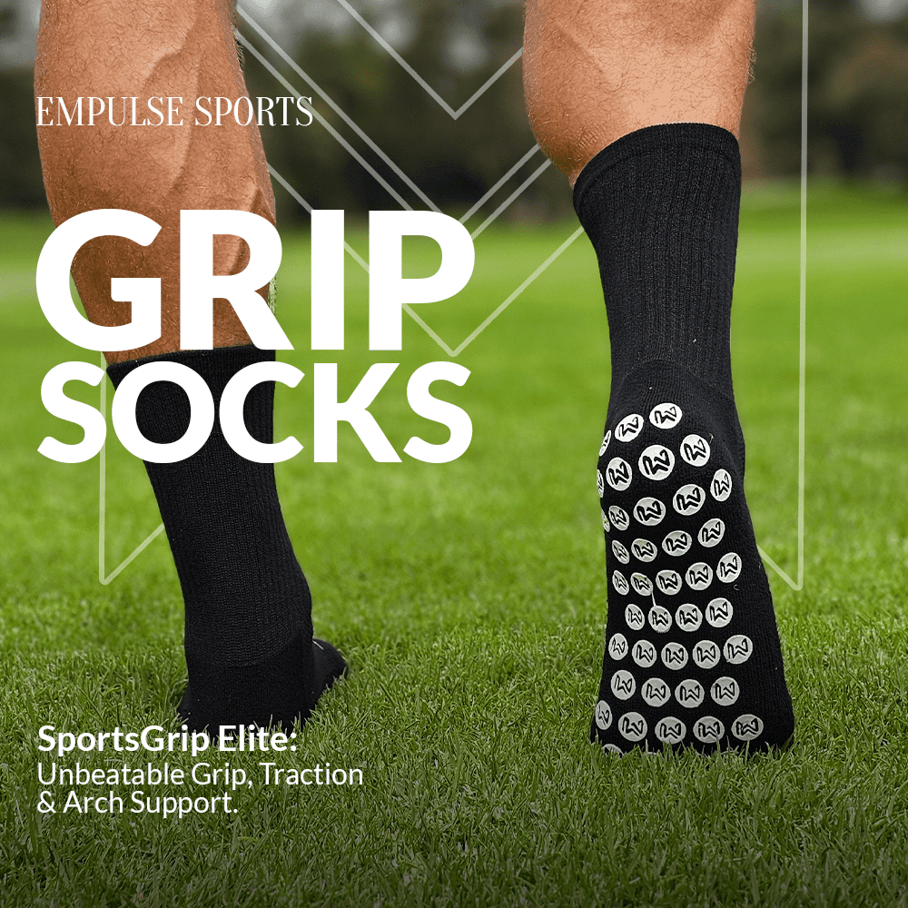 Grip Socks Elite 7-12 US Black - Empulse Sports