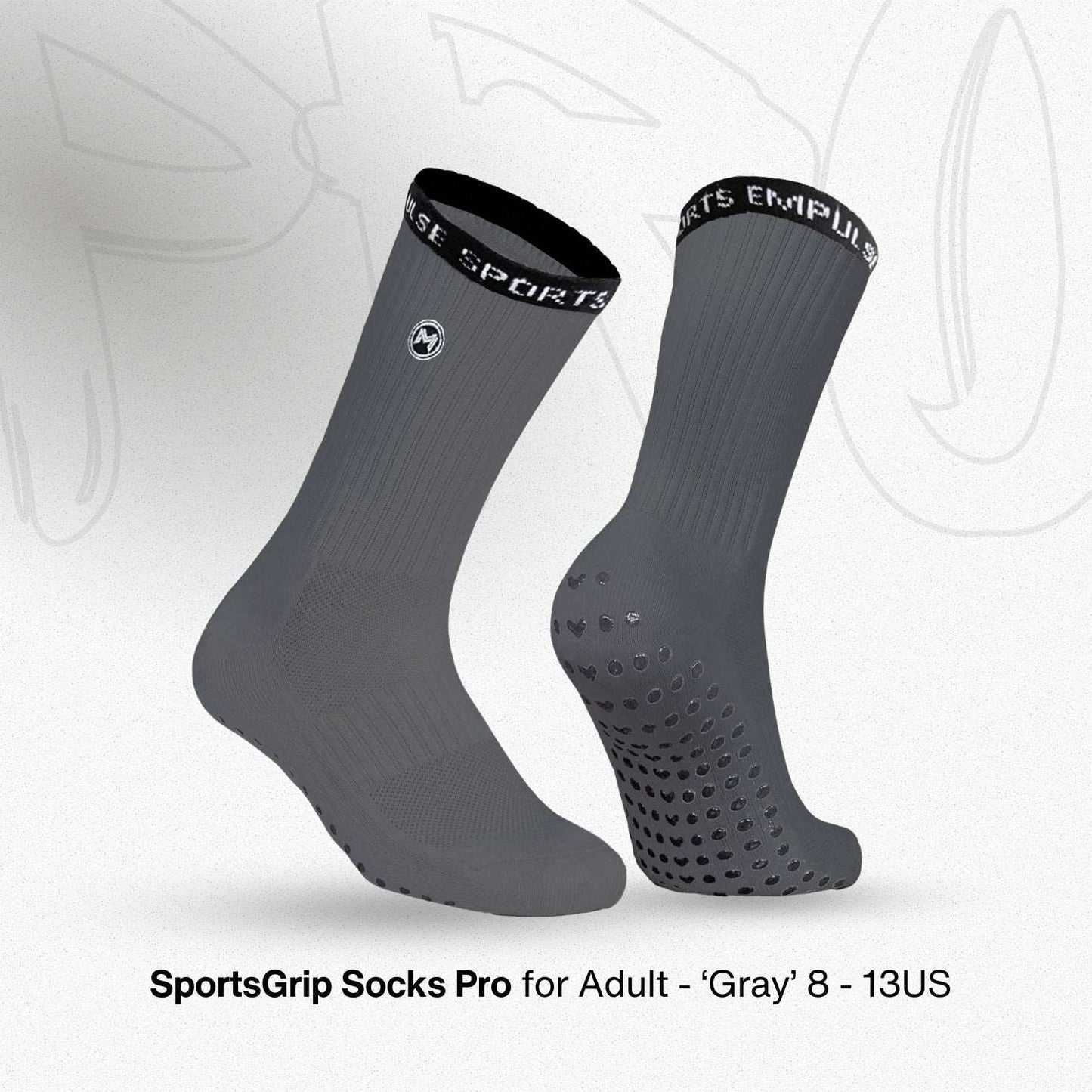 Grip Socks Pro Graystone