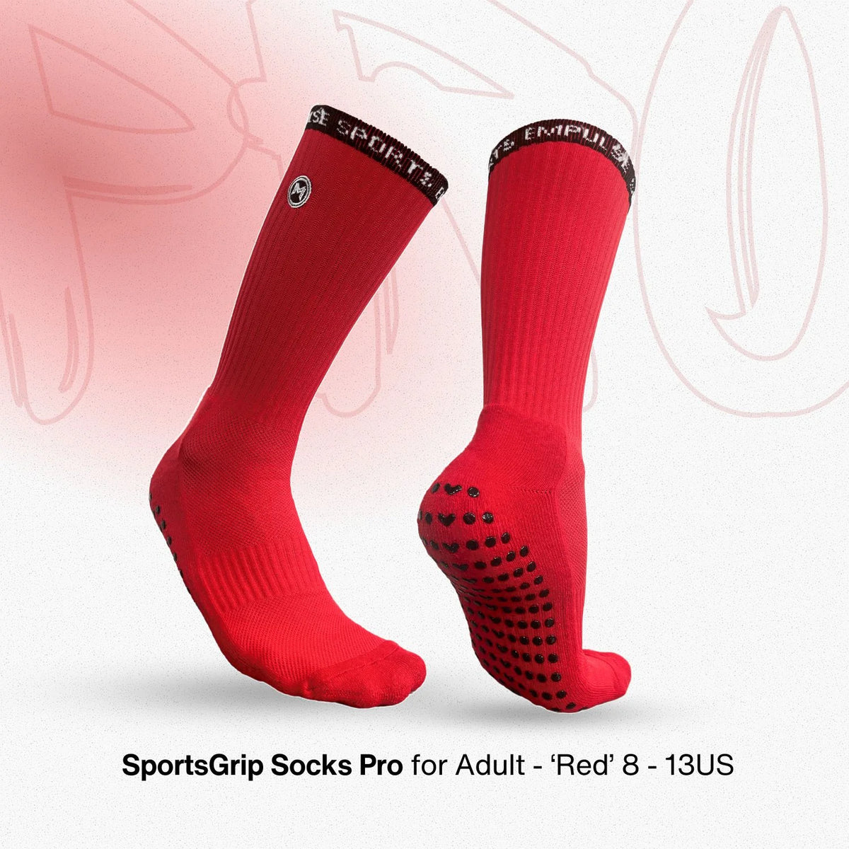 Grip Socks Pro Blazing Red