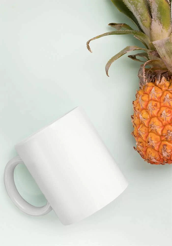 White Glossy Ceramic Mug